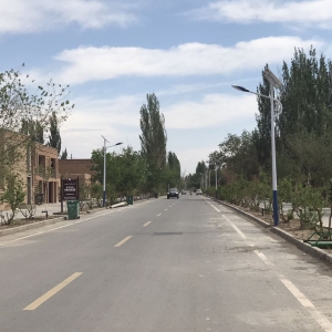 吐魯番上湖村路（太陽能道路燈）